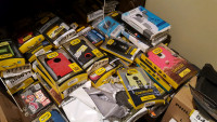 Otterbox and lifeproof cases for Samsung and iPhone phones. Text