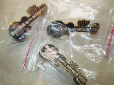 Hardrock Casino guitar pins Xs 3, View more