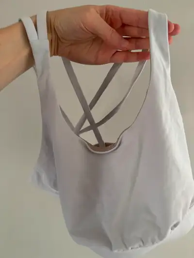 White lululemon size 8 sports bra, View more