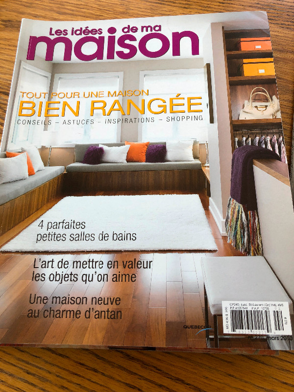 16 revues pour 3$- LES IDÉES DE MA MAISON dans Magazines  à Longueuil/Rive Sud