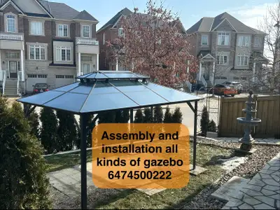 assembly of gazebo, View more