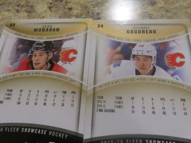 CALGARY FLAMES Cards-Jersey cards, Mullen, Gaudreau, Theo in Arts & Collectibles in Calgary - Image 3