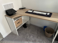 Wooden L-Shape Desk