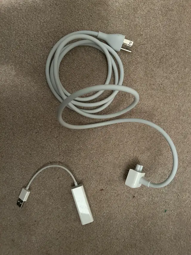 FREE - Old MAC power cable & CAT 5 to USB in Cables & Connectors in Kitchener / Waterloo - Image 2