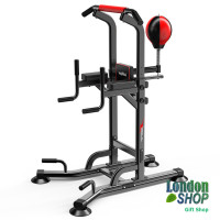New Adjustable Fitness Pull Up Bar System Rack & Speed Ball 6206