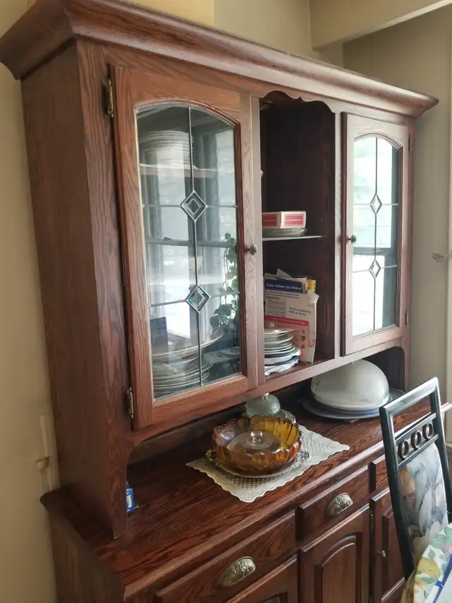 Vintage Wooden Hutch - Display Unit - made in Germany in Hutches & Display Cabinets in City of Toronto - Image 2