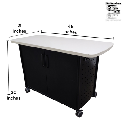 This mobile office cabinet cart is a versatile storage and organization solution for home or profess...