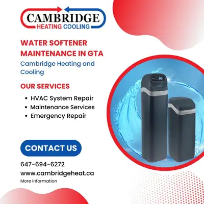 EXPERT WATER SOFTENER MAINTENANCE IN YORK – CAMBRIDGEHEAT, View more