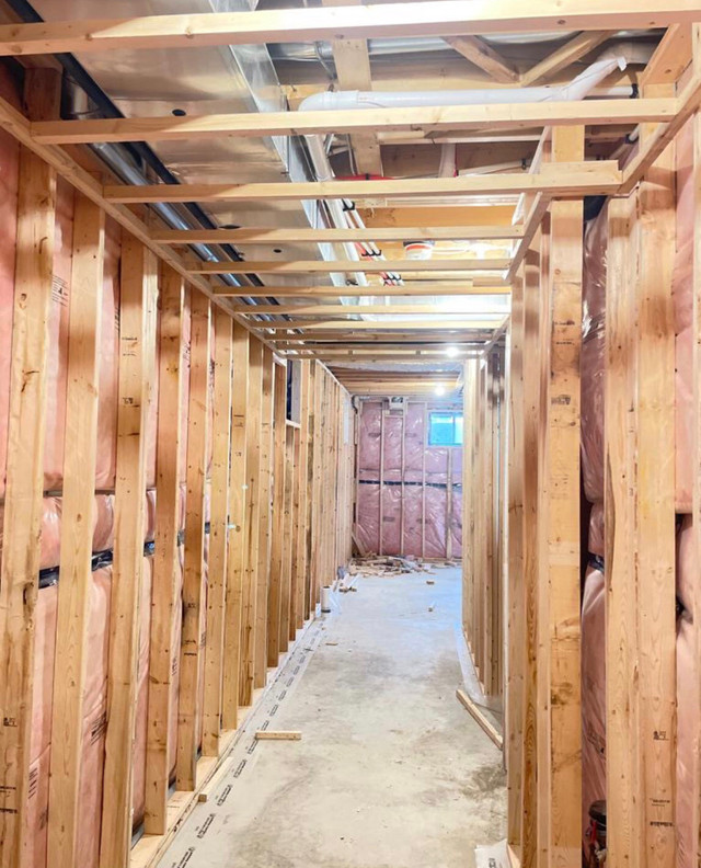 Basement framing  in Other in Mississauga / Peel Region - Image 2