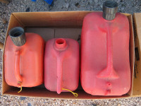 Gas Cans-$35 for all 6