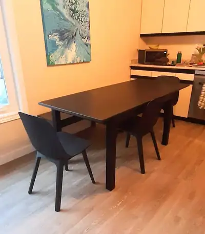 Ikea Table with chairs + bench, View more