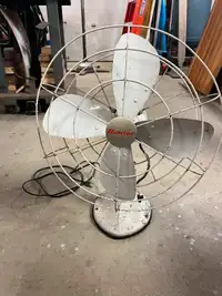 Vintage oscillating fan