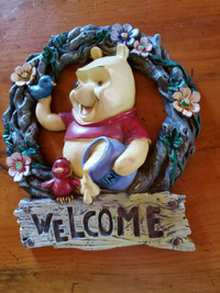 Winnie the Pooh Welcome Door Hanger.