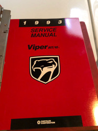 Dodge Viper service manual