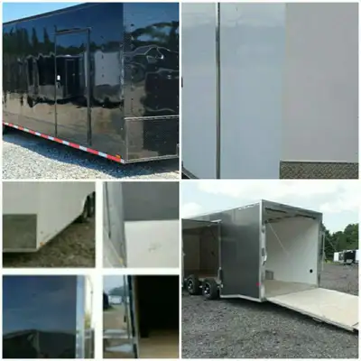 New enclosed car haulers Standard models and upgraded frame models in stock CALL OR TEXT..((519))358...