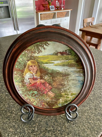 Dominion China Collector Plate"A QuietMoment"