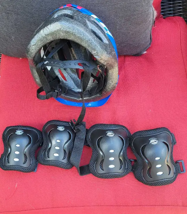 Bell Blast BO364C Child Bike Helmet Set, Elbow and Knee  in Kids in Oakville / Halton Region - Image 4
