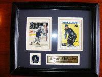 Bryan McCabe Framed Hockey Cards