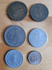 Six Assorted Coins