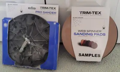 trim-tex web spinner black widow with pads drywall sanding, View more