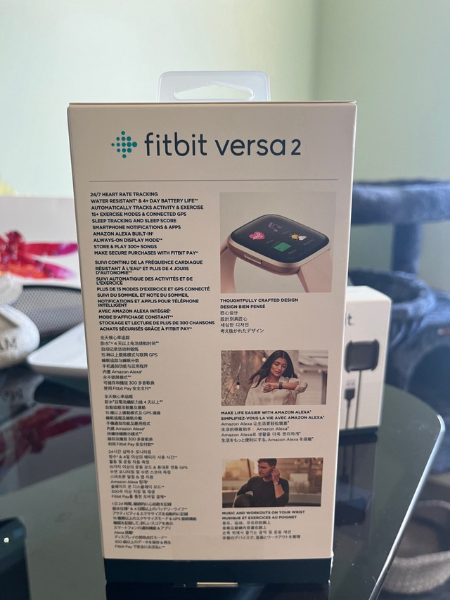  Fitbit Versa 2 Smartwatch for sale for $100 in Jewellery & Watches in Moncton