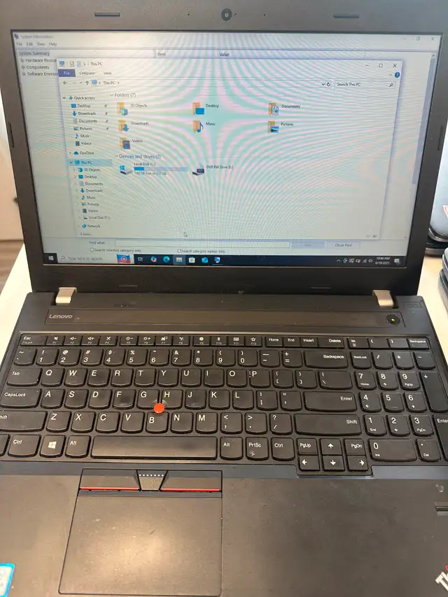 Lenovo ThinkPad E570, i5-6th, 8GB RAM + 256GB SSD, WIN 10 PRO in Laptops in Edmonton - Image 3