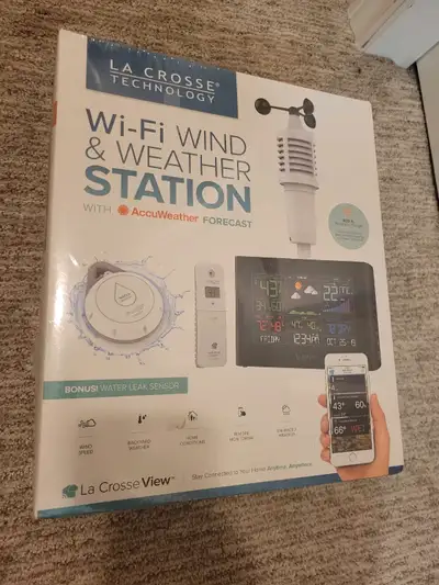 La Crosse Wireless Weather Forecaster Digital Thermo, View more