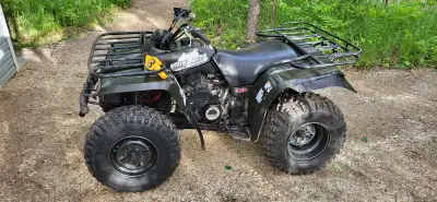 Big Bear 350 Full time 4 x 4 Starts and runs well. Brand new battery Working Winch Plastics /seat in...