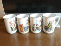 Norman Rockwell coffee mugs