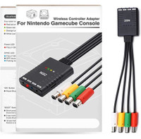 WIRELESS CONTROLLER ADAPTER FOR NINTENDO GAMECUBE CONSOLE