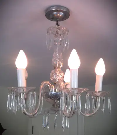 OR BEST OFFER! Elegant 1930s , 19in Chandelier, View more