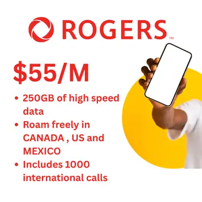 250gb of high speed data roam freely in canada , us and mexico includes 1000 international calls for...