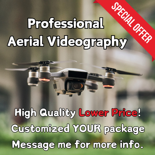 Professional Aerial Videography | Wedding | Event | Real Estate in Photography & Video in Calgary
