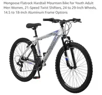 New Mongoose flat trial mountain bike 