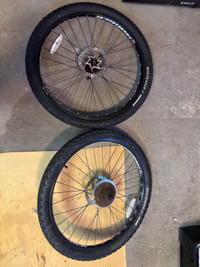 Bontrager and Shimano bike parts 