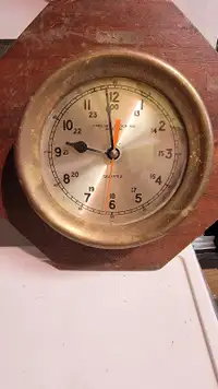 Vintage Chelsea Clock Company Boston marine clock