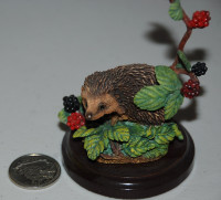 COLLECTABLE FIGURINE - HEDGEHOG, HAND CRAFTED