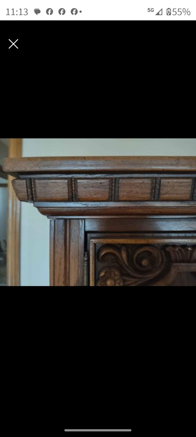 Queen bedroom armoire nightables dresser headboard mint 1960 in Dressers & Wardrobes in Markham / York Region