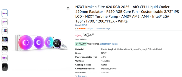 DeepCool CH780 + NZXT K Elite 420 + Free RGB Keyboard & Mouse in System Components in Mississauga / Peel Region - Image 4