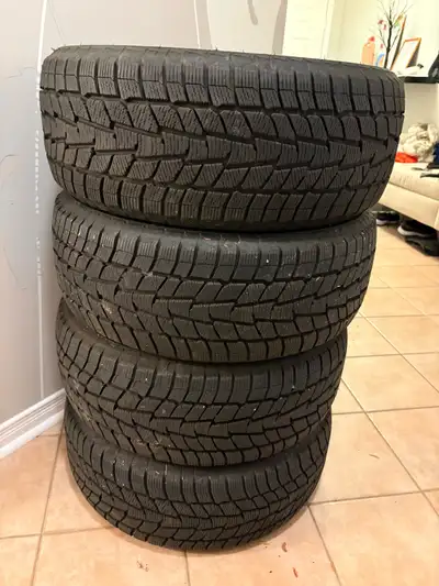Motormaster Winter Edge Tires 225/55R17 These tires have less then 2000kms driven. Zero patches Save...
