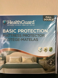 NEW Sealed HealthGuard Full/Double Mattress Protector