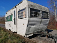 Collection of 10 vintage old retro camper trailers 1960s- 10’ 