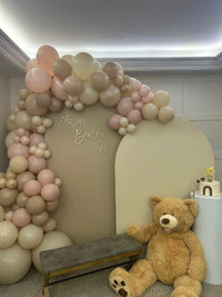 Backdrop and Balloon Garland Packages - BOOK NOW TO RESERVE