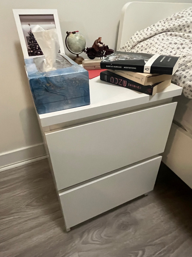 Malm nightstand ikea in Bookcases & Shelving Units in City of Toronto - Image 2