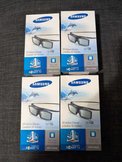 Get ready to immerse yourself in a world of stunning 3D visuals with these Samsung SSG-5100GB 3D act...
