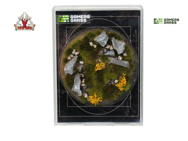 Gamers Grass Highland Bases Round 100mm (x1) in Toys & Games in Hamilton