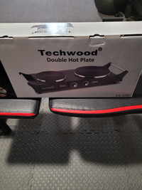 Techwood Double Hot Plate 1800w New