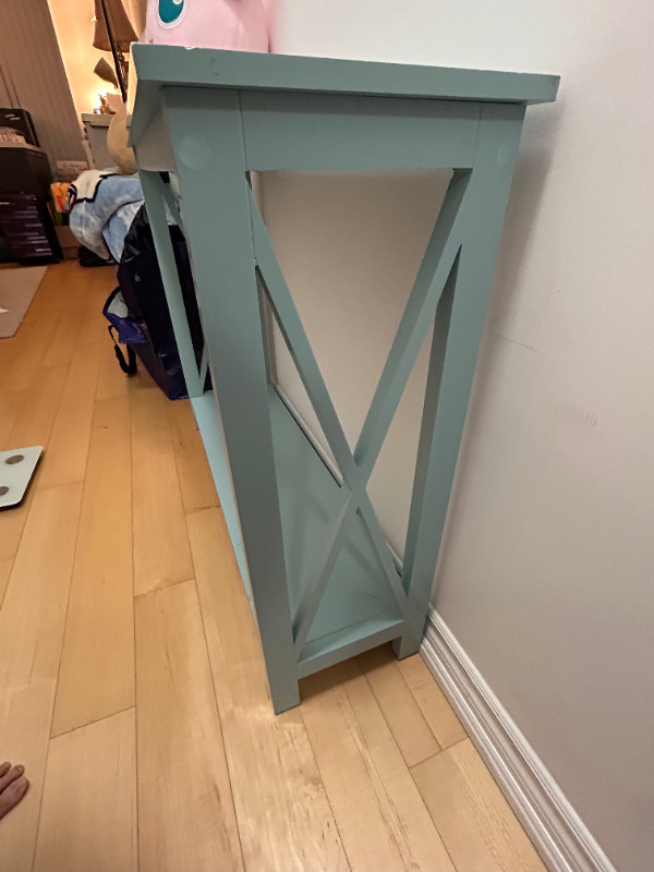 Coffee table with storage (sea foam blue colour) for $30 in Coffee Tables in City of Toronto - Image 3