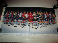 500 Goal Scorers Lithograph by Ron Lewis- Nicest One Available