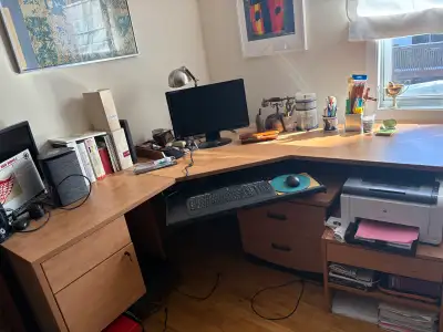 bureau en L , View more